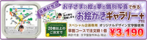 お子さまの絵と夢と個別写真で作るお絵かきギャラリープラス